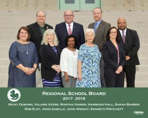 2018 members of the regional school board