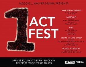 one acts poster 2016