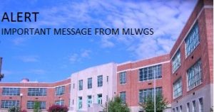 Alert Message with image of school