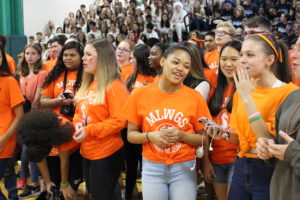Sophomores at Pep Rally