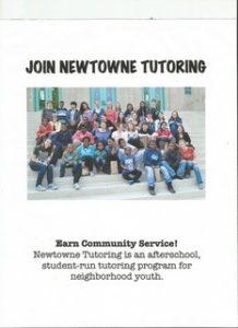 Newtowne tutoring poster