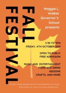 Fall Festival Brochure