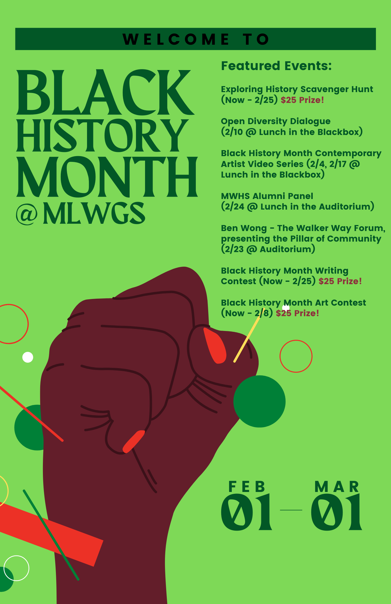 Black History Month Activities At MLWGS Maggie L Walker Governor s