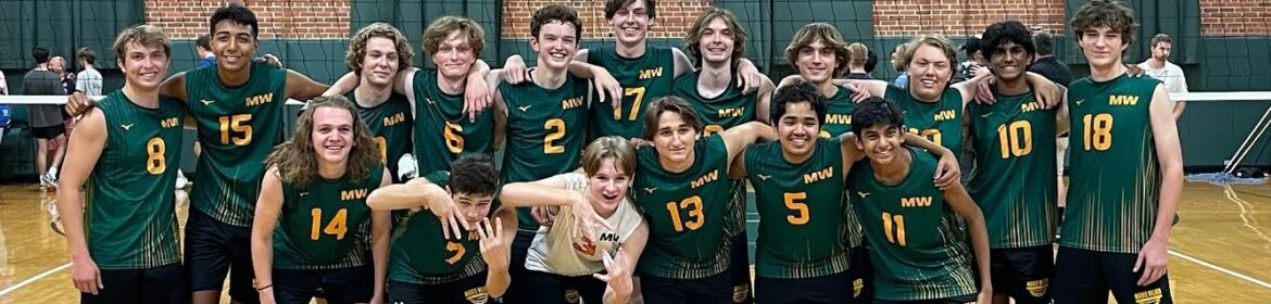 Boys Vball Team 2022