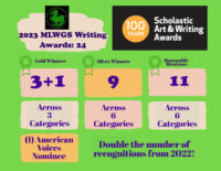 MLWGS earns 24 honors with the 2023 Scholastic Writing Awards