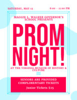MLWGS Prom is Saturday, May 13th