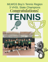 MLWGS Boy’s Team Wins Region 3 VHSL Tennis State Championship