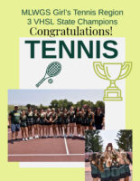 MLWGS Girl’s Team Wins Region 3 VHSL Tennis State Championship
