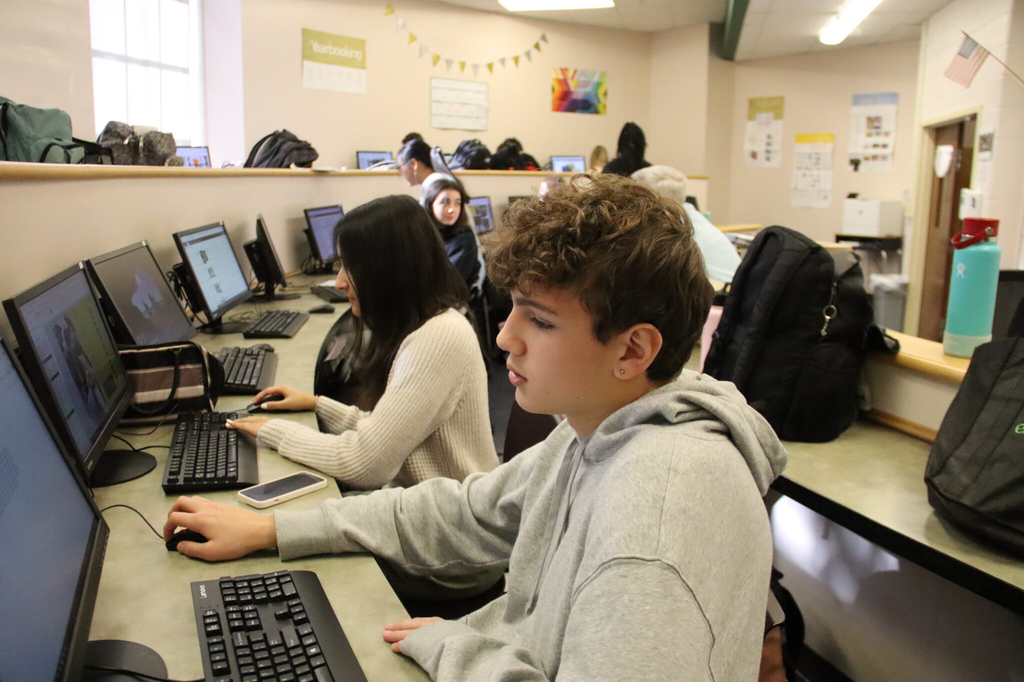 Students Using Computer