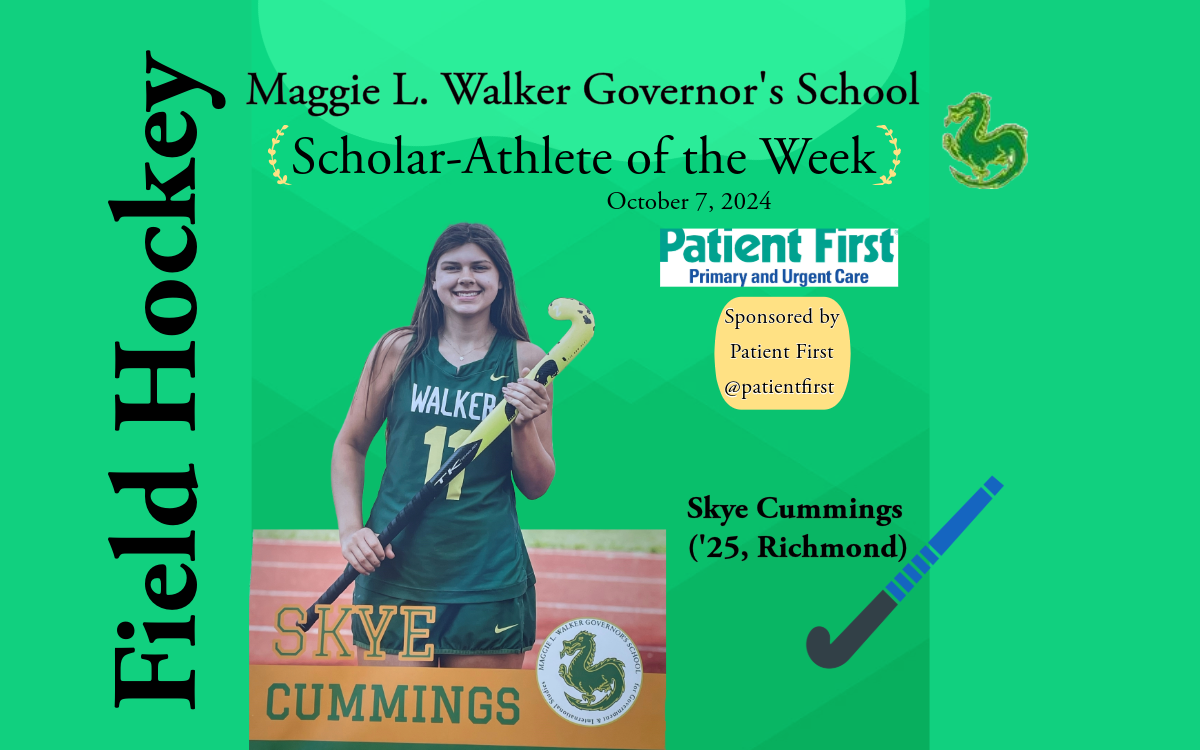 MLWGS Scholar-Athlete of the Week, October 7, 2024 (wk #4), Skye Cummings – Field Hockey