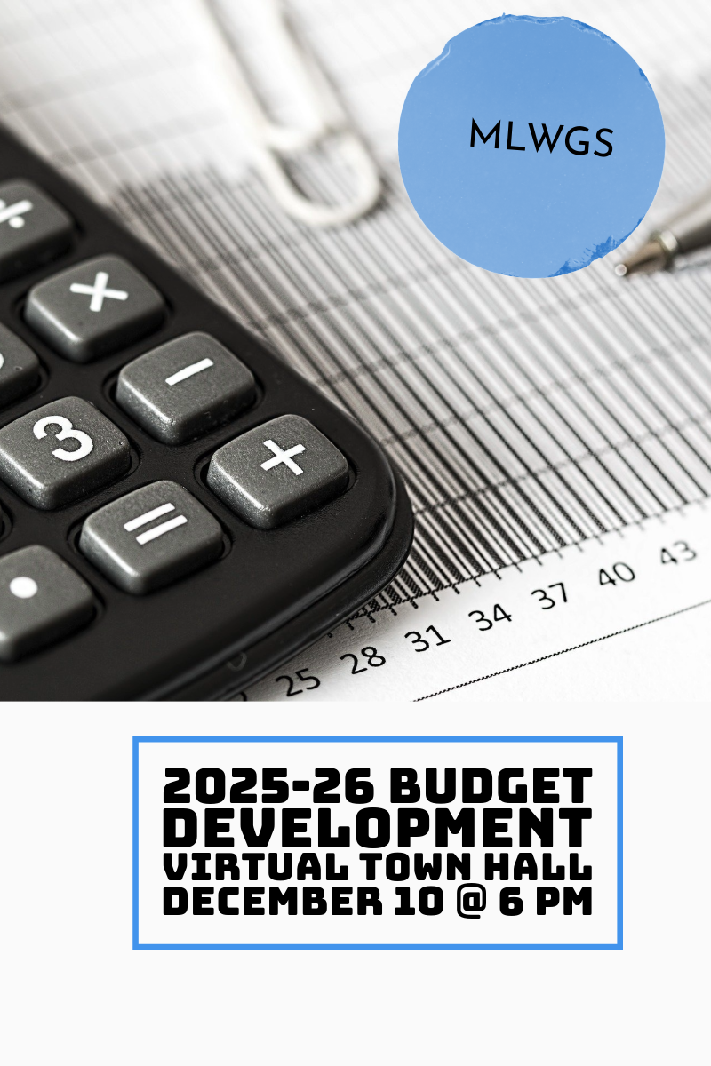 Seeking your input on the 2025-2026 school budget development, Virtual Town Hall on December 10th