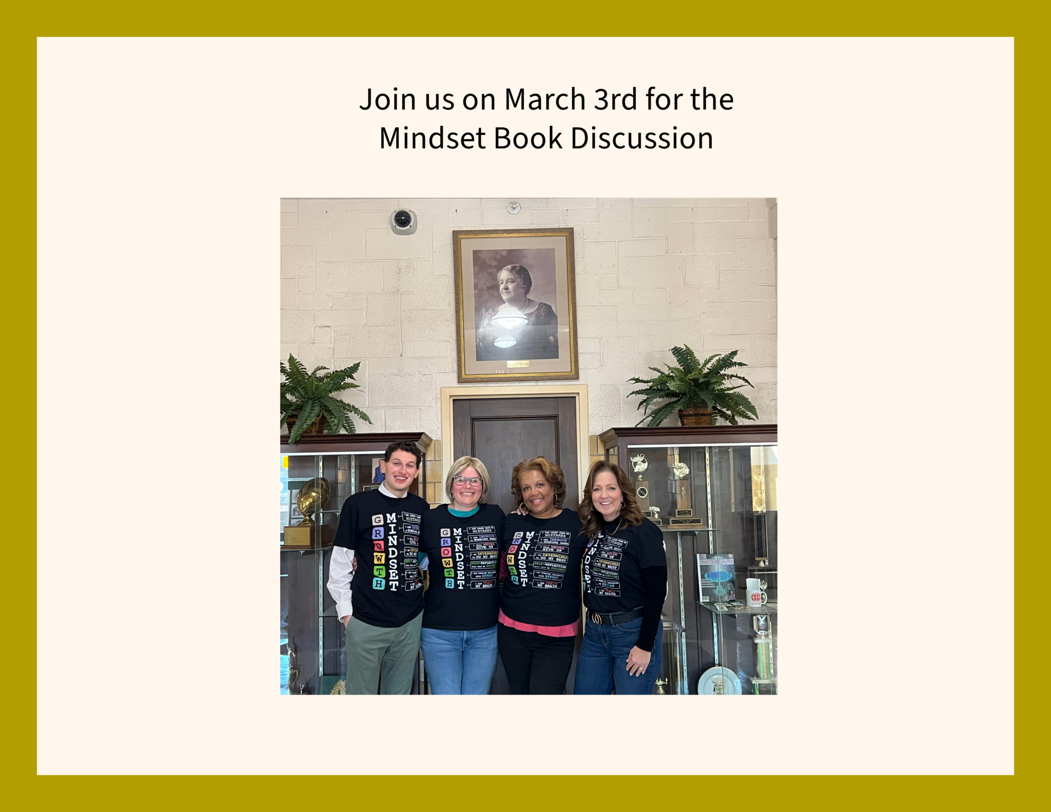 Walker parents are invited to join our community book discussion on March 3