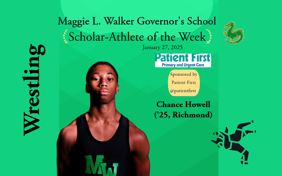 MLWGS Scholar-Athlete of the Week, January 27, 2025 – Chance Howell – Wrestling