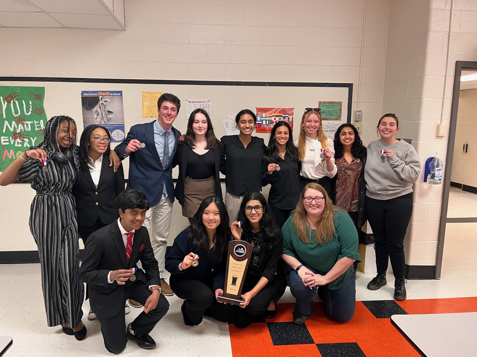 MW Speech Team at Regionals