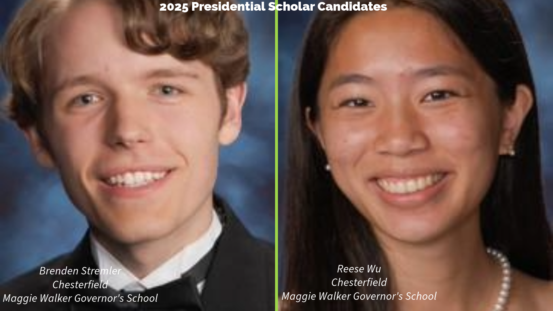 2025 Presidential Scholar Cand