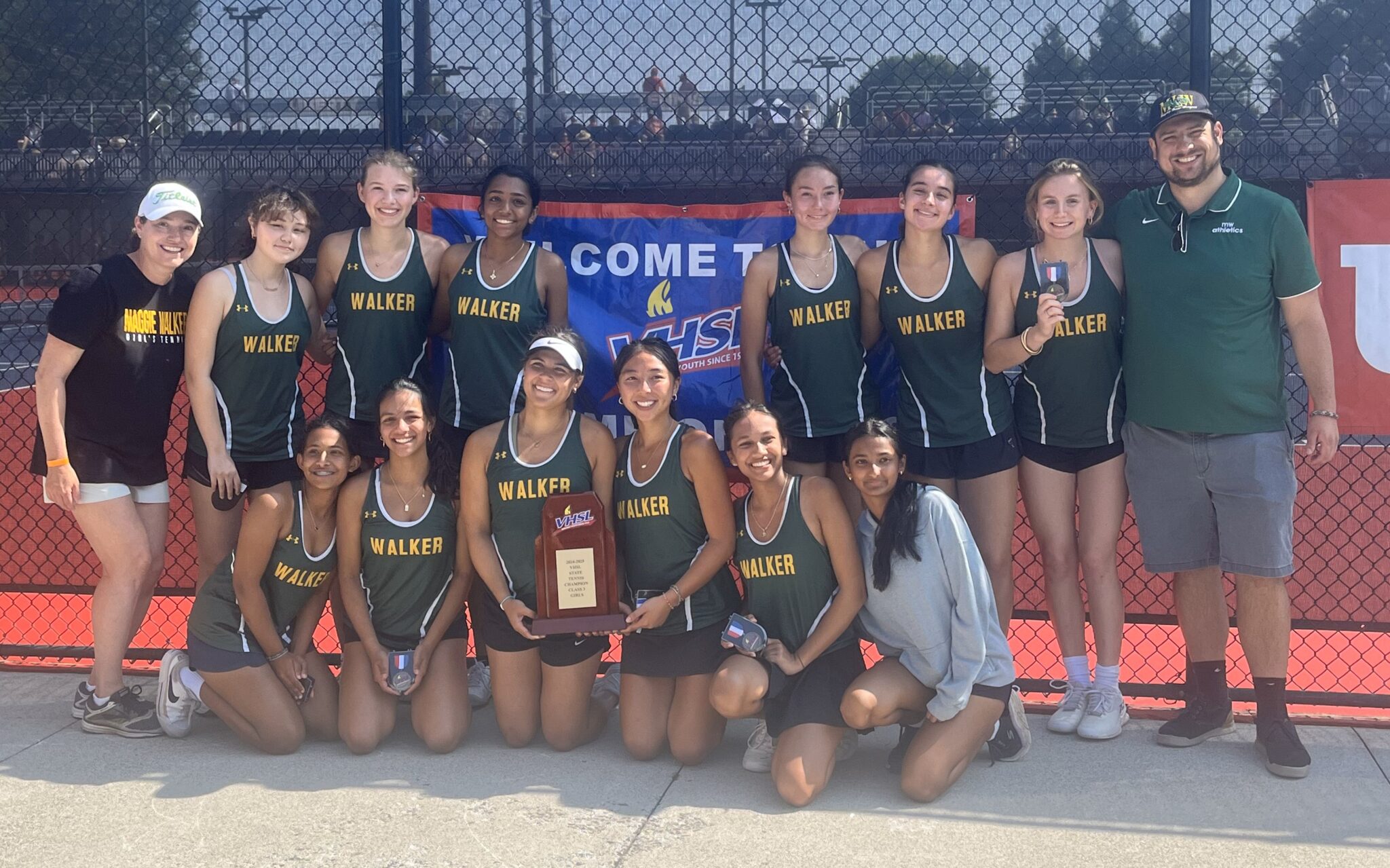 MW girls’ tennis wins the 2025 VHSL Class 3 Championship