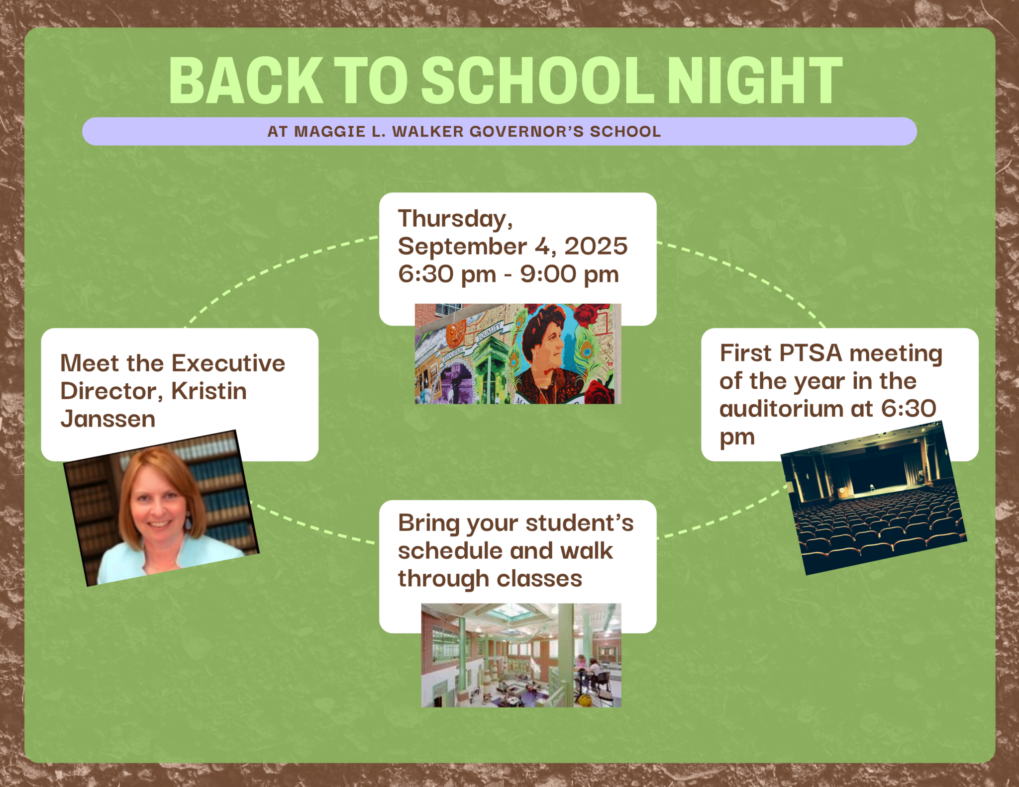 Back to School Night, Thursday, September 4th
