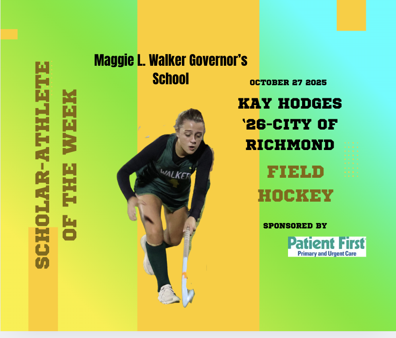 MLWGS Scholar-Athlete of the Week, October 27, 2025-Kay Hodges, City of Richmond