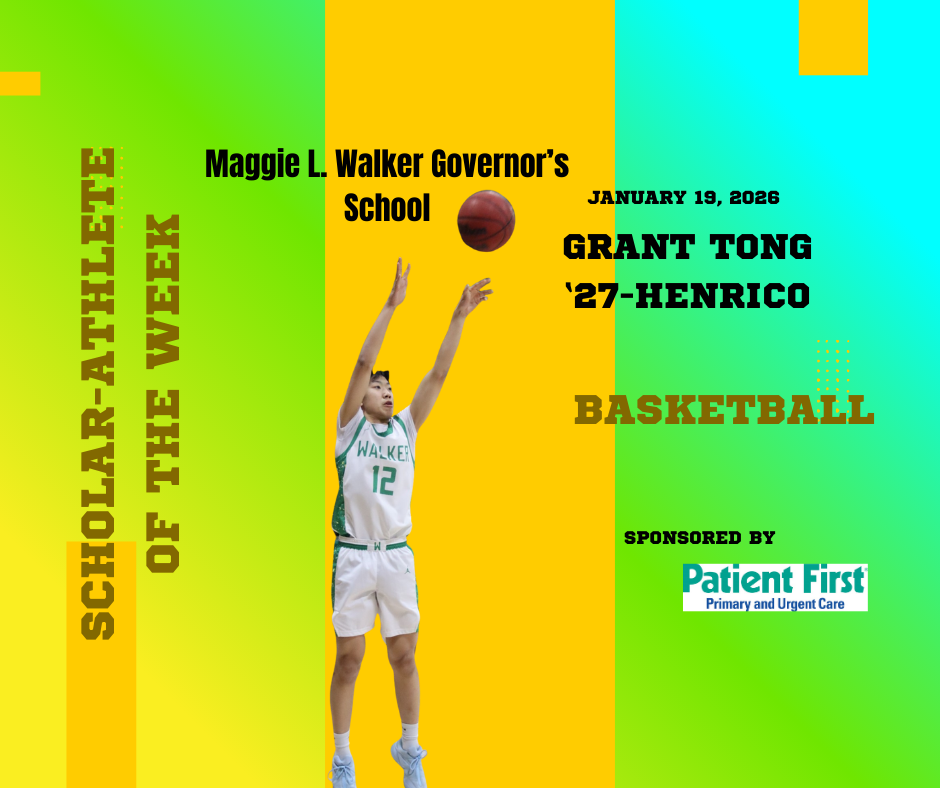 MLWGS Scholar-Athlete of the Week, January 19, 2026-Grant Tong, Henrico