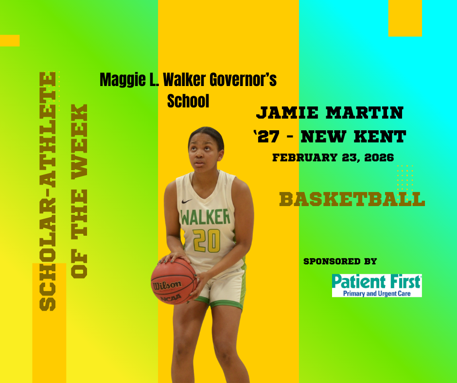 MLWGS Scholar-Athlete of the Week, February 23, 2026: Jamie Martin, New Kent