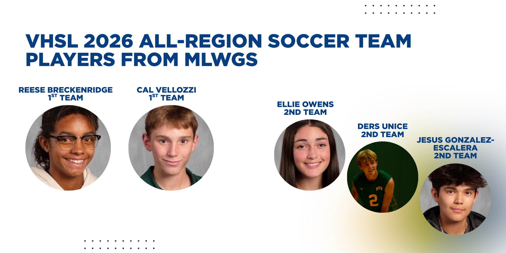 VHSL 2026 All-Class 3 Region B girls and boys soccer team members