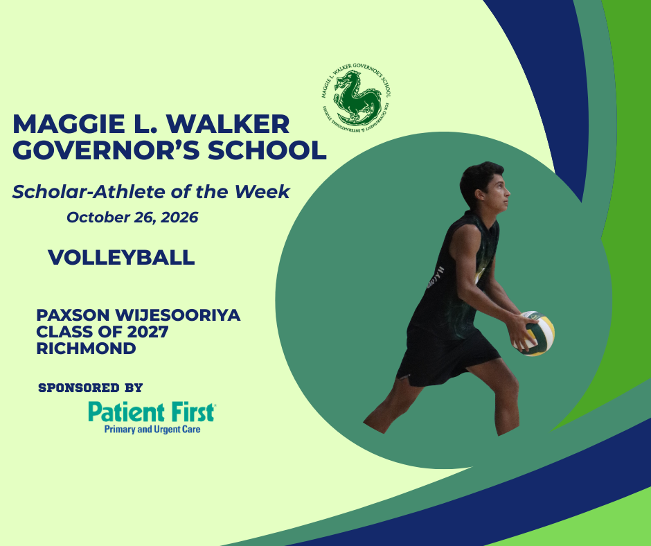 MLWGS Scholar-Athlete of the Week, October 26, 2026- Paxson Wijesooriya , ’27-Richmond – XC